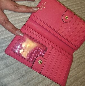 Kate Spade Vibrant Pink Wallet BUNDLE